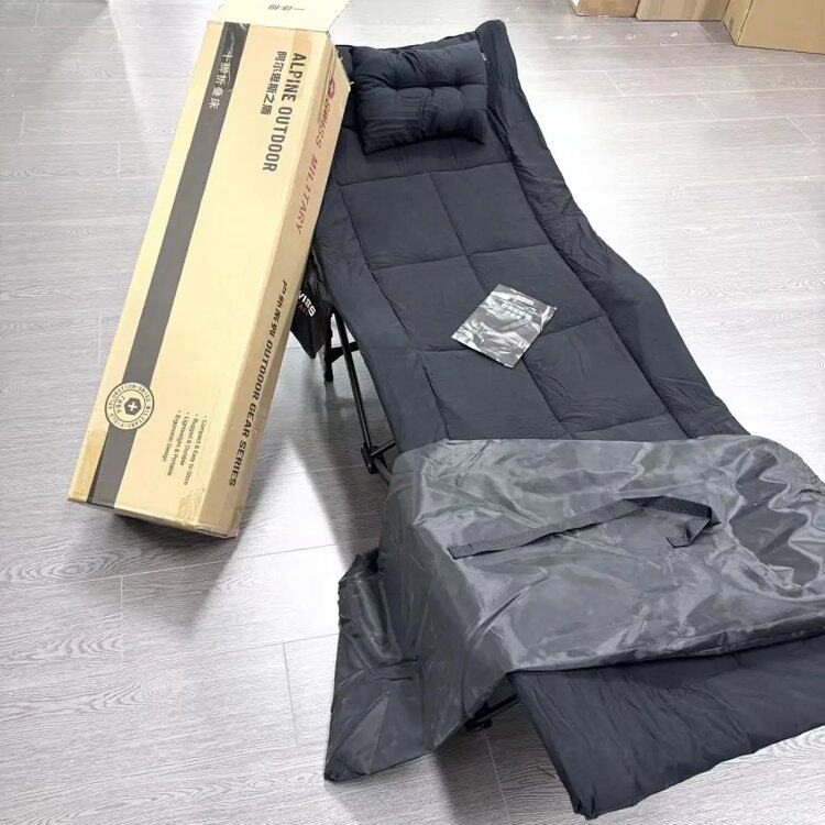 瑞士军工十脚折叠床/折叠椅 一秒折叠 稳定结构 方便携带