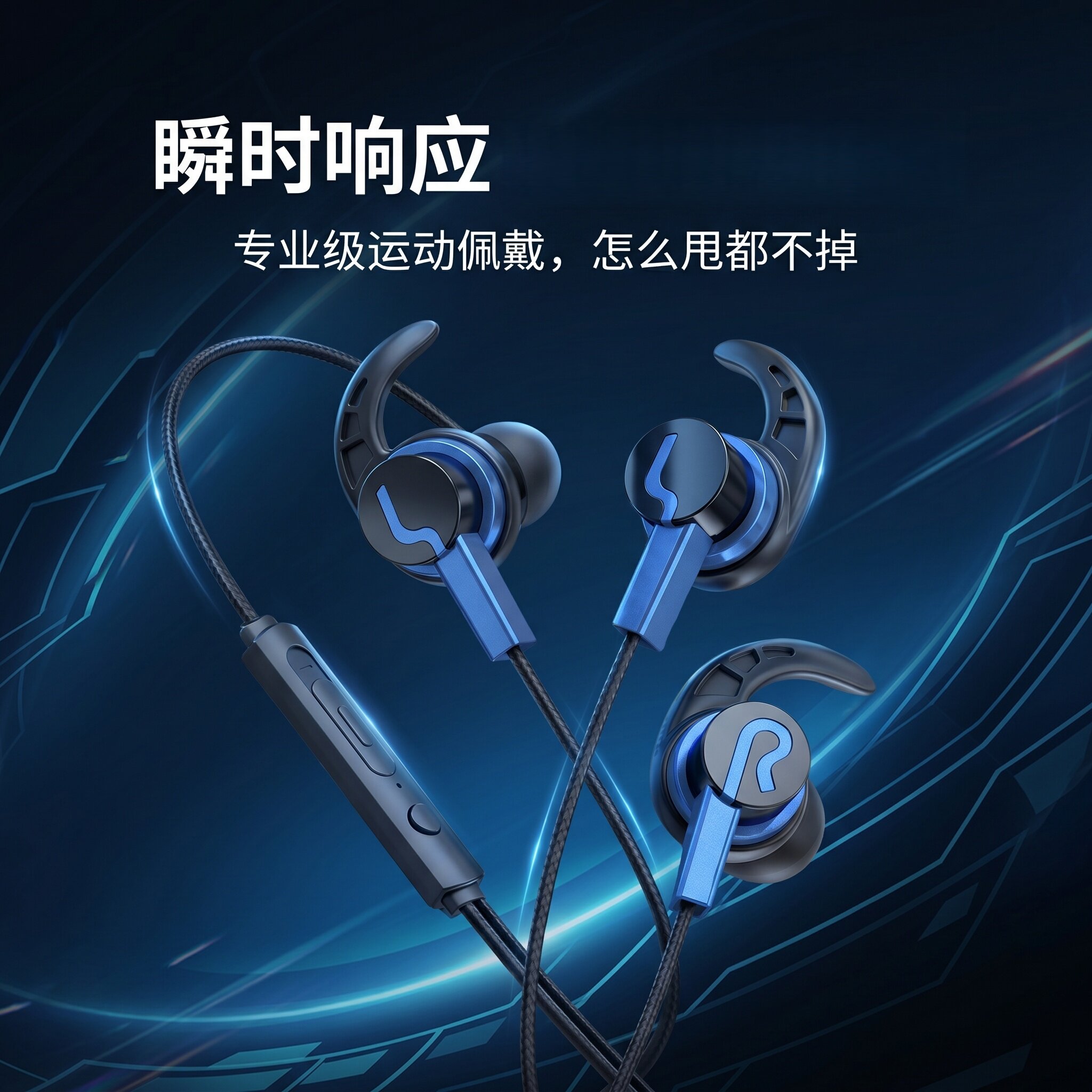 通用耳机适用于华为vivo小米高音质入耳式可爱吃鸡游戏耳塞耳麦
