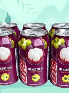 越南山竹汁nfc饮料果汁非浓缩J79原装进口特产风味330ml好喝罐装