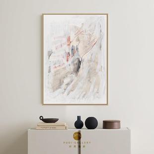 现代简约玄关画抽象艺术装饰画餐厅挂画北欧风轻奢极简格哈德赫姆