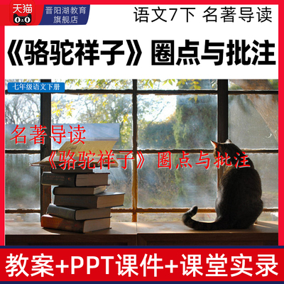 语文七下名著导读《骆驼祥子》圈点与批注优质公开课课件ppt教案