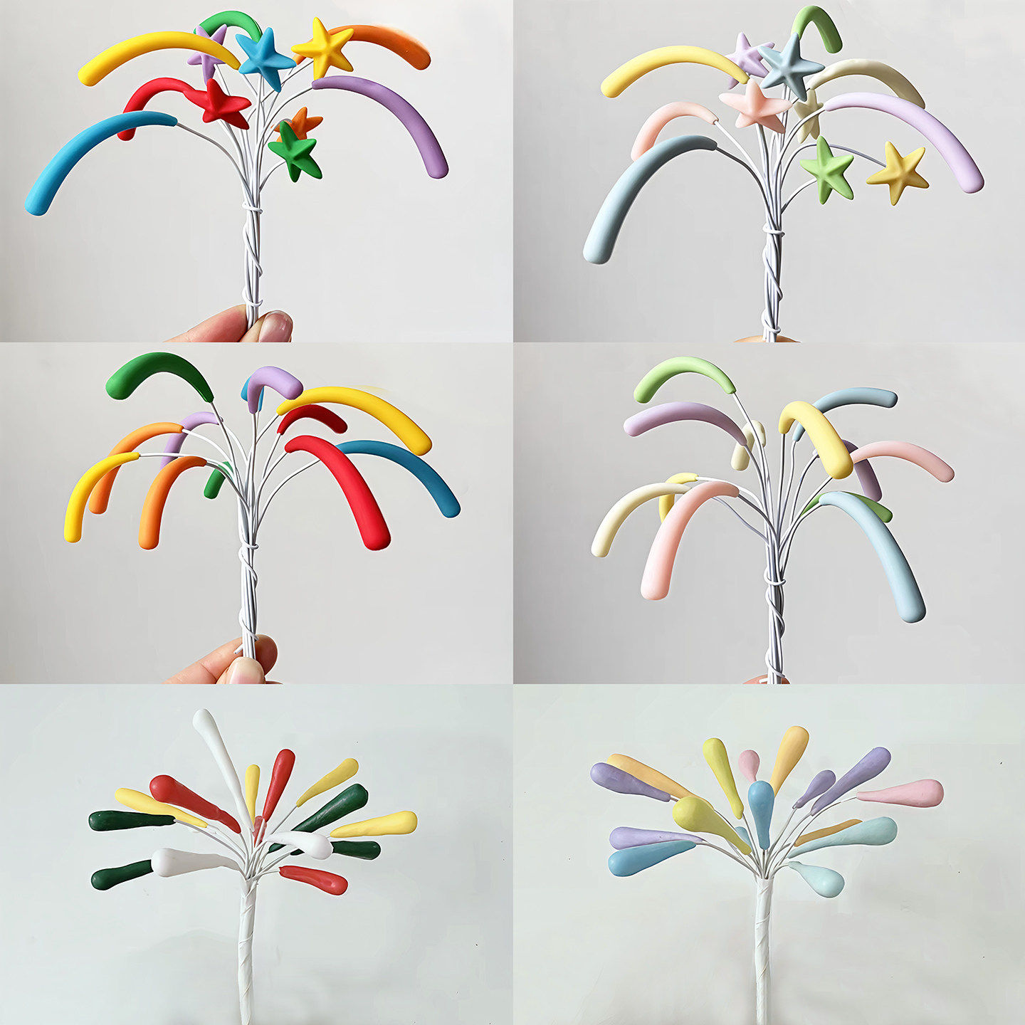 2026网红新年春节烘焙蛋糕装饰摆件彩色星星礼花炫彩火花软胶插件,节庆用品/礼品,蛋糕/烘焙装饰用品,淘宝优惠券,粉丝福利购,淘宝优惠卷