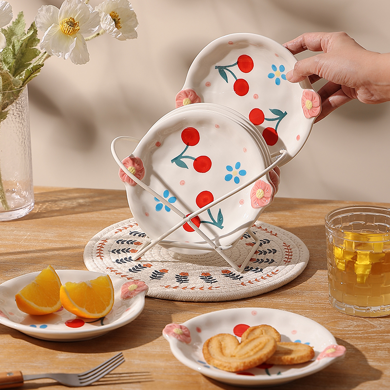 cookzone陶瓷吐骨头盘碟家用