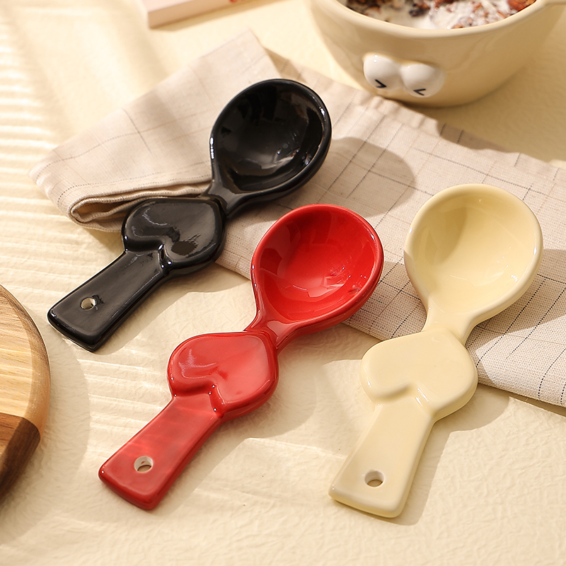 cookzone可爱陶瓷勺子