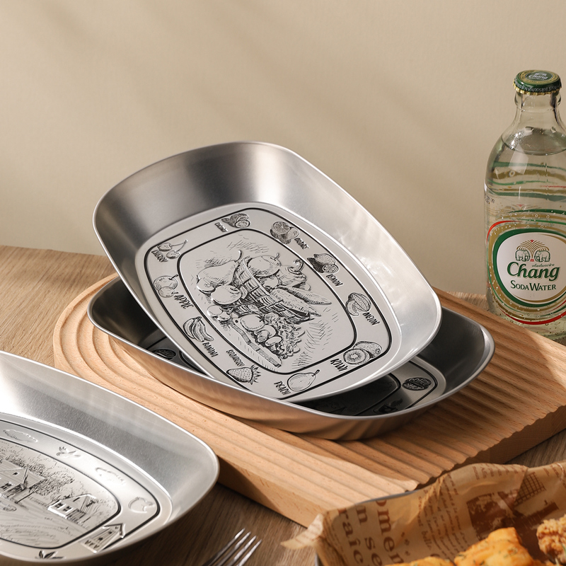 高颜值小吃盘子 西点甜点油炸食物专用盘