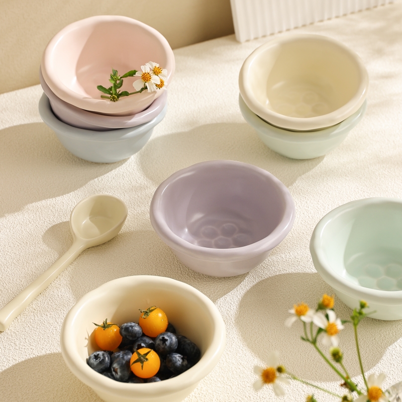 cookzone陶瓷马卡龙一人一碗饭碗