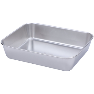 不锈钢保鲜盒盘子长方形肠粉蒸盘凉皮盘火锅备菜盘料理盘家用托盘