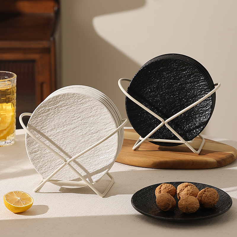 高颜值骨碟盘陶瓷釉下彩吐骨碟