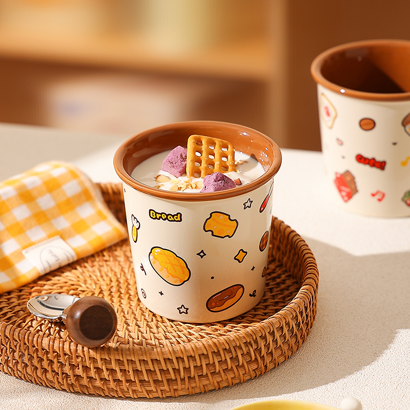 cookzone陶瓷日式手握杯子咖啡杯