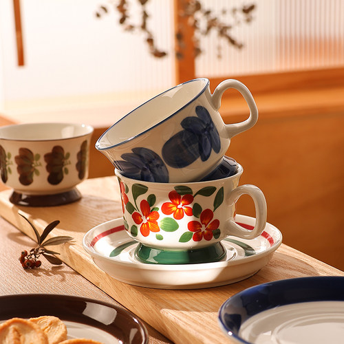 cookzone中古咖啡杯陶瓷杯碟套装