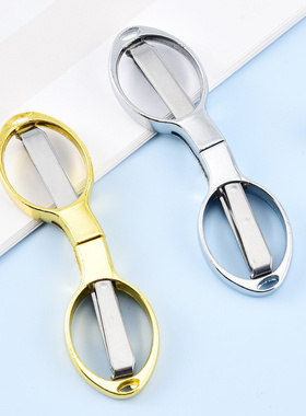 不锈钢剪刀镀钛鱼线剪路亚钓鱼剪刀PE线尼龙碳线镀钛彩色钓鱼剪