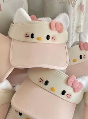 HelloKitty粉色可爱空顶帽