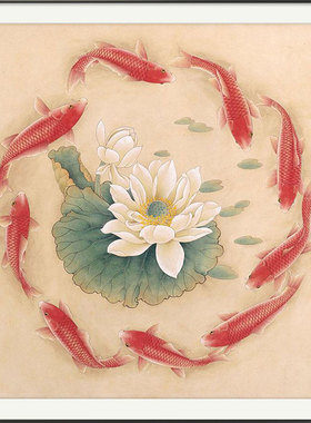 马龙云【连年有余】限量版画