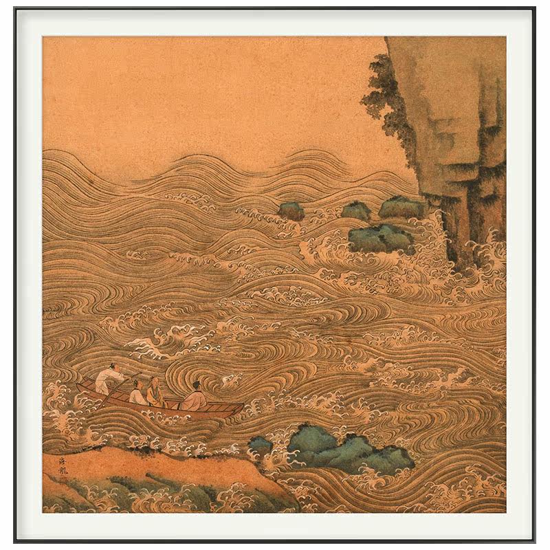 【限时特惠】华侨大学美术学院导师 张海龙 【赤壁图】数码版画高性价比高么？