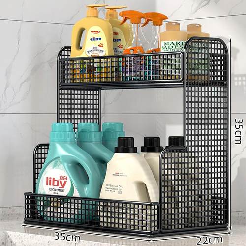 卫生间置物架浴室厕所洗手间神器小推车落地洗衣机边洗衣液收纳架