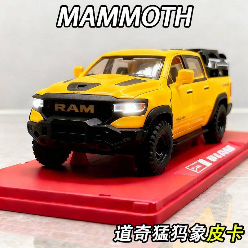 大号福特猛禽合金回力皮卡车模