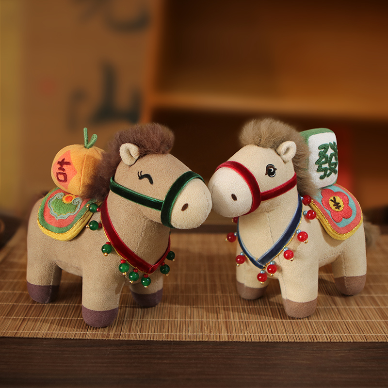 小马驹玩偶手工刺绣DIY材料包