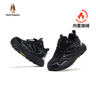 户外男童女童登山跑步冬加绒休闲鞋 暇步士童鞋 新款 冬季 儿童运动鞋