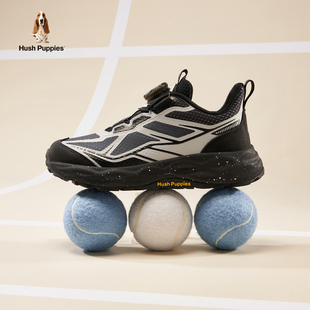 【灵核2.0】暇步士童鞋男童运动鞋黑防滑户外登山徒步儿童运动鞋