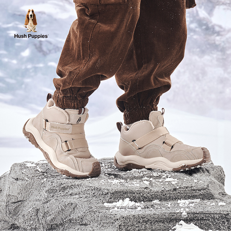 暇步士儿童加绒运动鞋