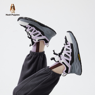 加绒保暖中大童休闲运动鞋 暇步士童鞋 紫色冬季 女童二棉鞋 儿童棉鞋