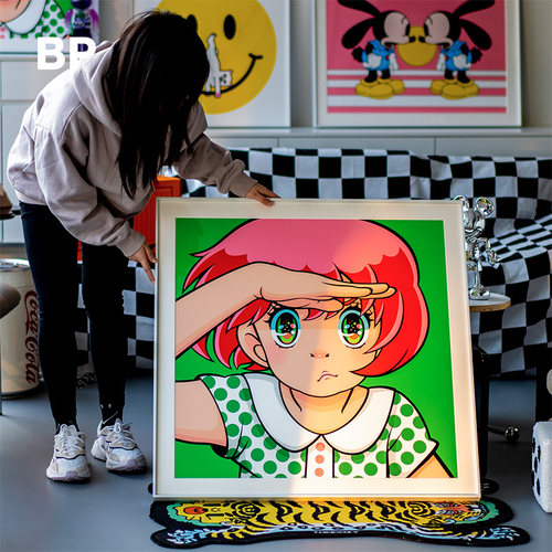 无聊计划现代简约卧室高级感挂画