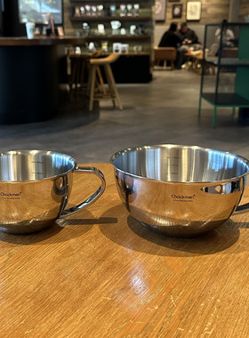 【老板娘自留】出德18/10不锈钢600ml和1000ml多用碗带刻度早餐碗