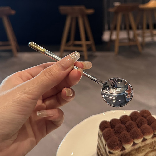 304不锈钢咖啡冷饮搅拌勺子