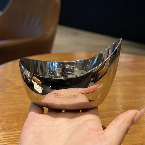 18/10不锈钢元宝调味碟坚果碗