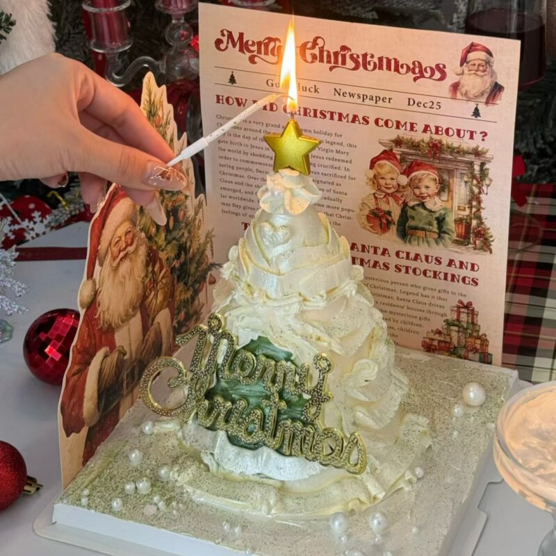 抱抱酱同款圣诞节蛋糕装饰