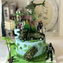 军事主题蛋糕装 扮插件 饰特种兵坦克飞机战车摆件男孩生日派对装