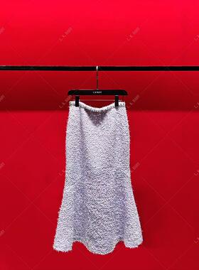 【L.K BABY】富察千金 气质名媛闪亮片彩钻不规则鱼尾裙轻奢时尚