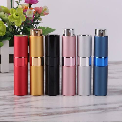 Perfume Refill Bottle 8ml Metal Aluminum Refillable Perfume