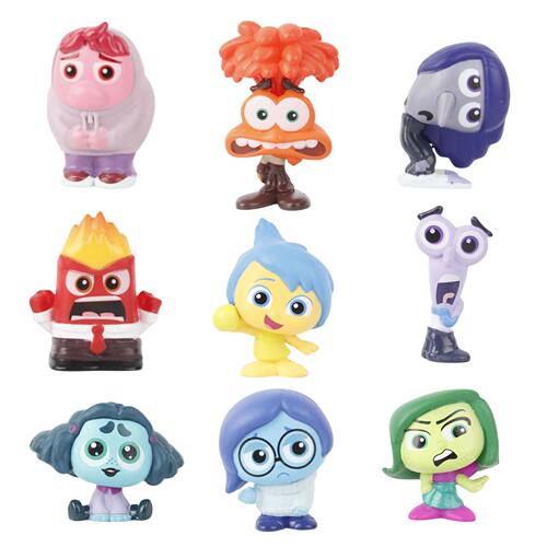 9Pcs/Set Inside Out 2 Action Figure Toy Cartoon Movie Joy An