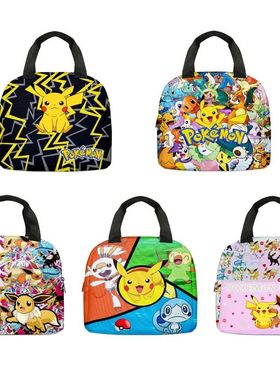 Original Pokemon Cartoon Handbag Pikachu Anime Peripherals L