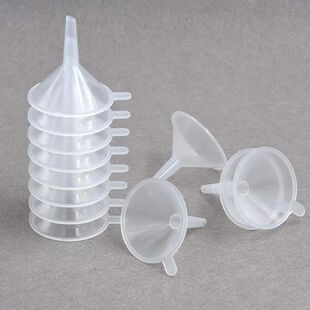 10Pcs Funnels Plastic Small Suit for Essential Oil Bottles E
