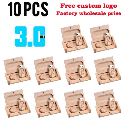 10PCS Wholesale USB3.0 128GB Free Custom Logo Memory Stick 6