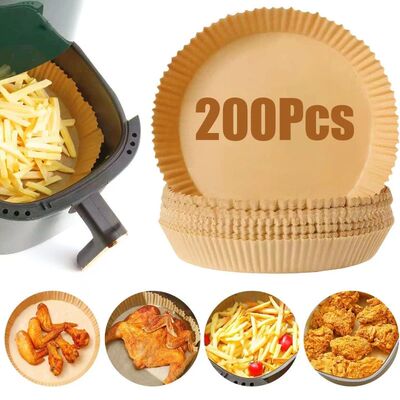 Air Fryer Baking Paper Liners 16/20cm Disposable Round Oil-P