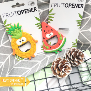 Beer Bottle Starter Watermelon Pineapple Magnetic Refrigerat