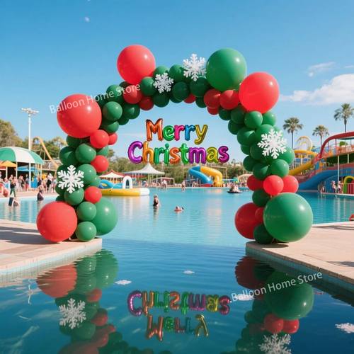 5-36inch Green Red Balloon Garland Arch Kit Valentine Day Ch