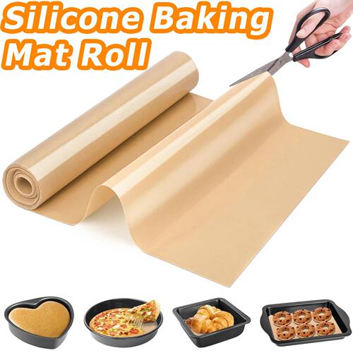 Silicone Baking Mat Roll Large Reusable Heat Resistant Oven