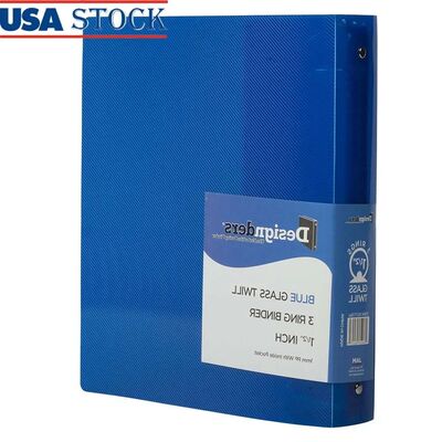 Plastic Binders with 3 Metal Rings Durable Organizer School