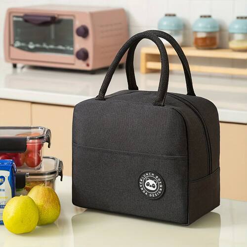 1pc- ulated lunch box bag thickened student portable lunch b