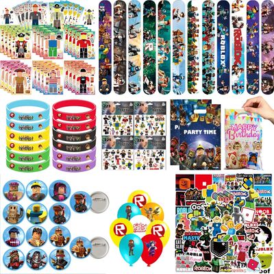 Roblox Party Favors Gifts Slap Bracelets Stickers Goodie Bag