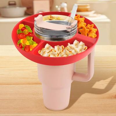 1pcs for Stanley 40 Oz Insulated Cup Snack Plate, Water Cup