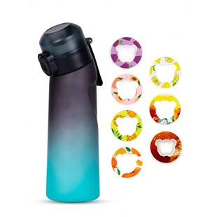 1pc 650ml Flavored Water Bottle with Random 1 Flavour Pods A