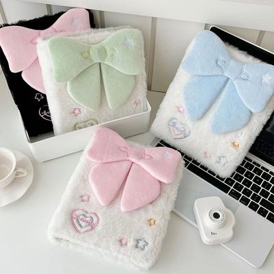 A6 Photocard Binder Cute 3D Bowknot Plush Photocard Holder K