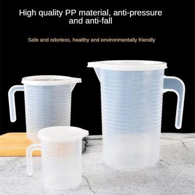 5000/3500/2000/1000/500/250/100ml Plastic Measuring Cup with