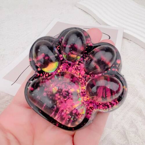 Taba Squishy Rainbow Cat Claw Squishy Fidget Toy Soft Cat Pa