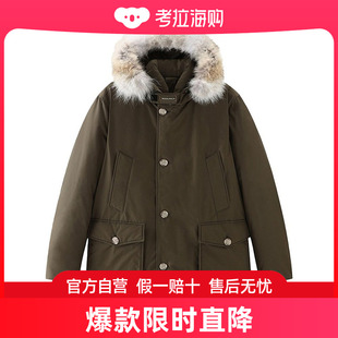 深绿色棉混纺派克大衣 Arctic系列男士 23年新款 WOOLRICH